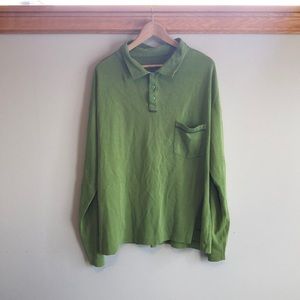 PATAGONIA Long Sleeve Organic polo shirt mens XL